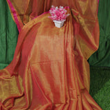 Orange Tissue Saree